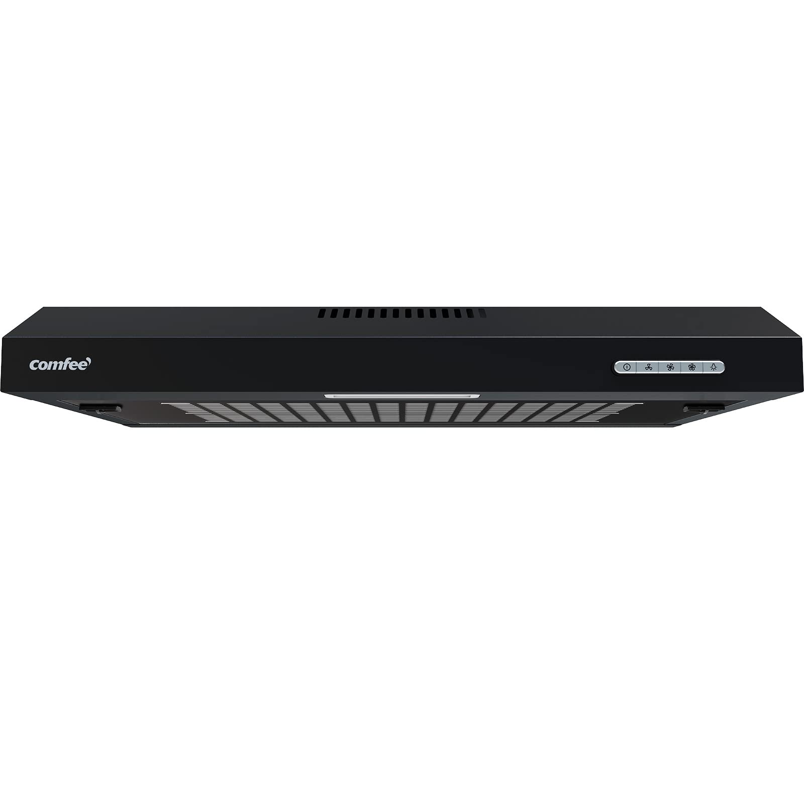 COMFEE' Visor Cooker Hood SLIF17SS-60 LED Extractor Hood Under Cabinet Hood Wall Mounted Extractor Fan Kitchen 60cm Top Vented Range Hood - Stainless Steel