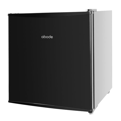 Abode Table Top Mini Fridge White Freestanding 43 Litre Capacity with Reversible Door & Ice Box, Adjustable Feet & 1 Wire Shelf ATTF0E1W (White)