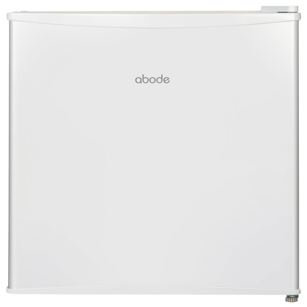 Abode Table Top Mini Fridge White Freestanding 43 Litre Capacity with Reversible Door & Ice Box, Adjustable Feet & 1 Wire Shelf ATTF0E1W (White)
