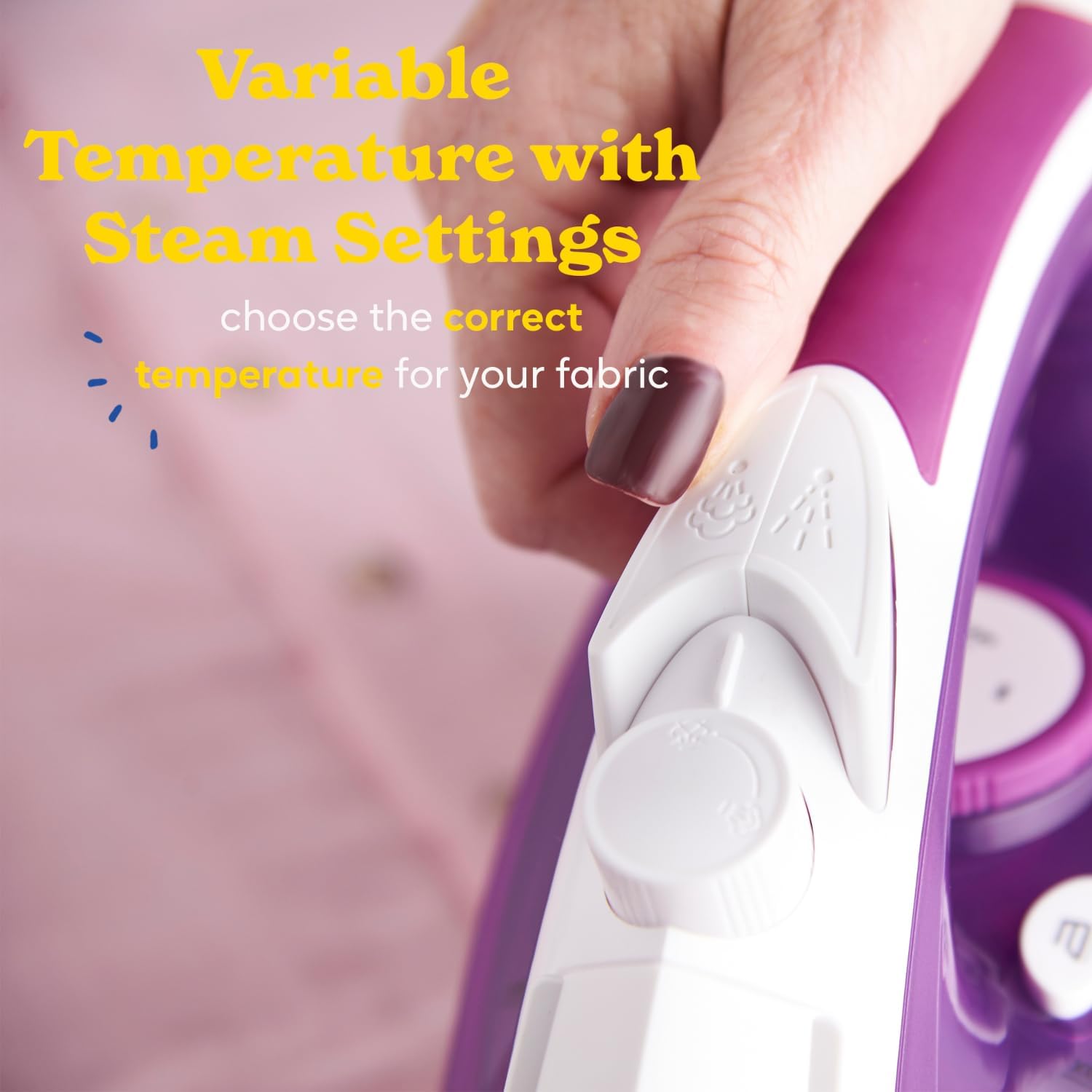Russell Hobbs Supreme Steam Iron, Powerful Vertical steam Function, Non-Stick Stainless Steel Soleplate, Easy Fill 300ml Water Tank, 110g Steam Shot, 40g Continuous steam, 2m Cord, 2400W, 23060