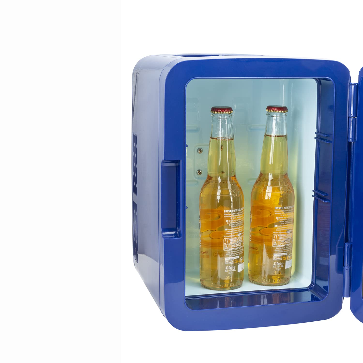 SENSIOHOME 10L Mini Fridge Cooler & Warmer for Drinks, Food, Skincare, Beauty, Makeup, Medicine, Insulin, Milk, AC+DC, 12v, UK & EU Plug, Portable, For Home, Bedroom, Travel, Camping, Car, Gaming, Uni