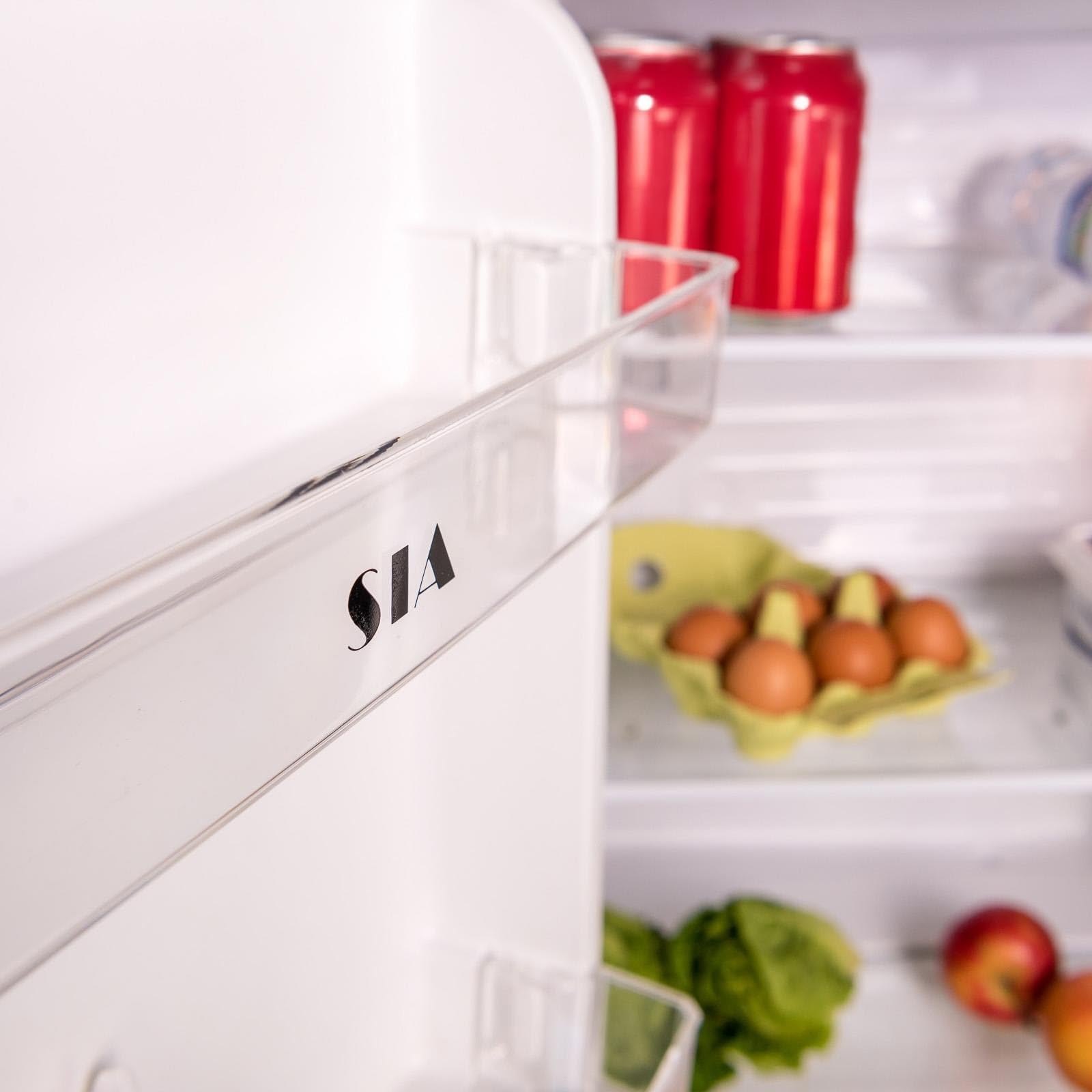 SIA LFS01WH 48cm White Freestanding 91L Under Counter Larder Fridge