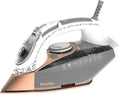 Breville DiamondXpress Steam Iron | 3100 W | 200G Steam Shot | Multi-Directional Diamond Ceramic Soleplate | 400 ml Easy-Fill Water Tank White & Rose Gold | VIN401