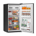 COMFEE' RCD93WH2(E) Under Counter Fridge, 93L Freestanding Refrigerator with Cooler Box, Adjustable Thermostat, Reversible Door, Removable Glass Shelves, Interior Light, White
