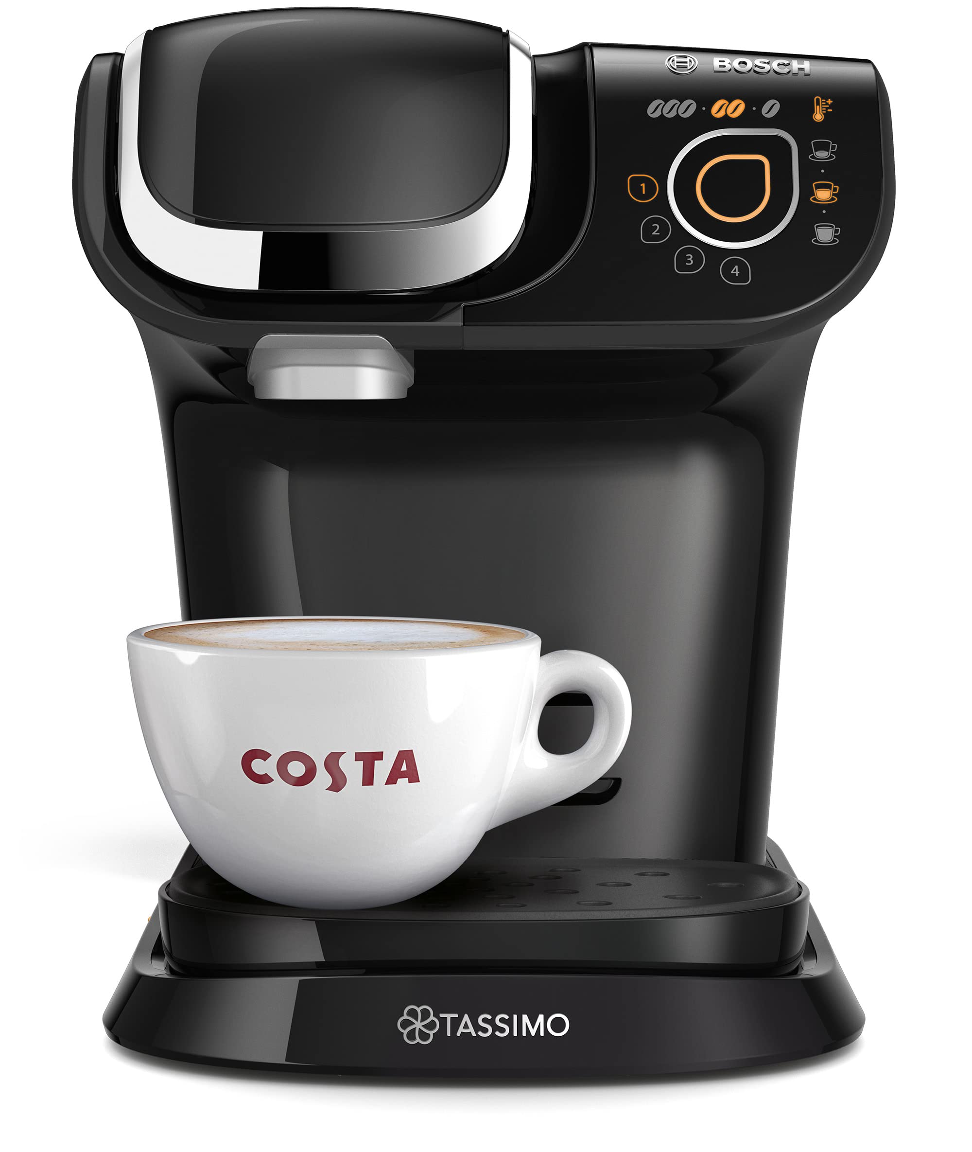 Tassimo by Bosch My Way 2 TAS6502GB Coffee Machine, 1500 Watt, 1.3 Litre - Black