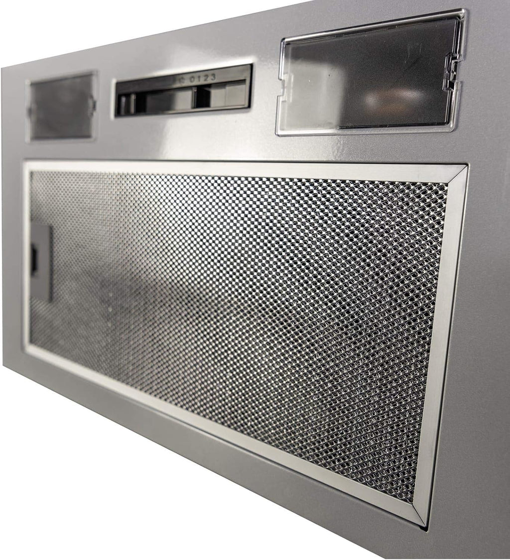 SIA UC52SI 52cm Built In Cupboard Canopy Cooker Hood Extractor Fan