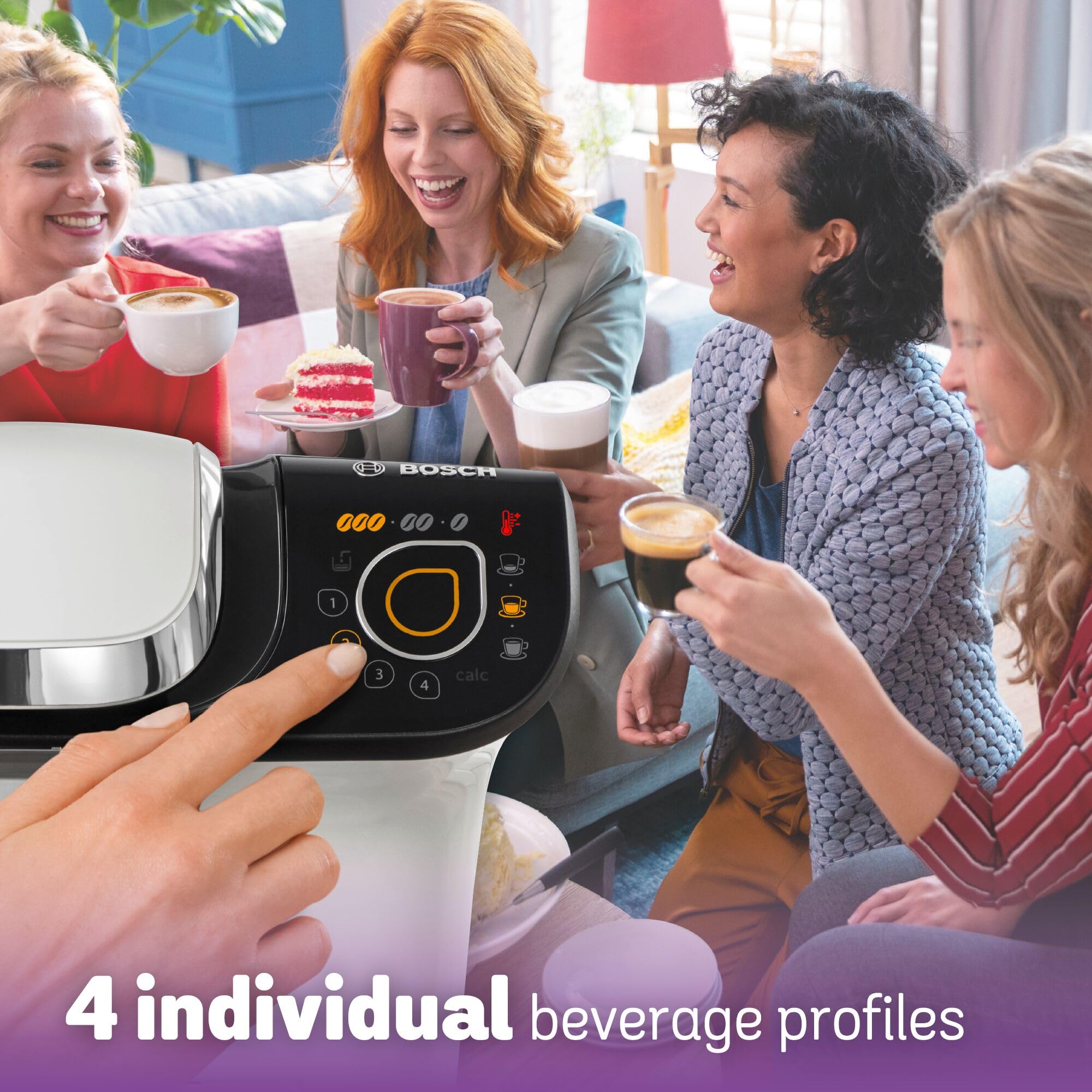 Tassimo by Bosch My Way 2 TAS6502GB Coffee Machine, 1500 Watt, 1.3 Litre - Black