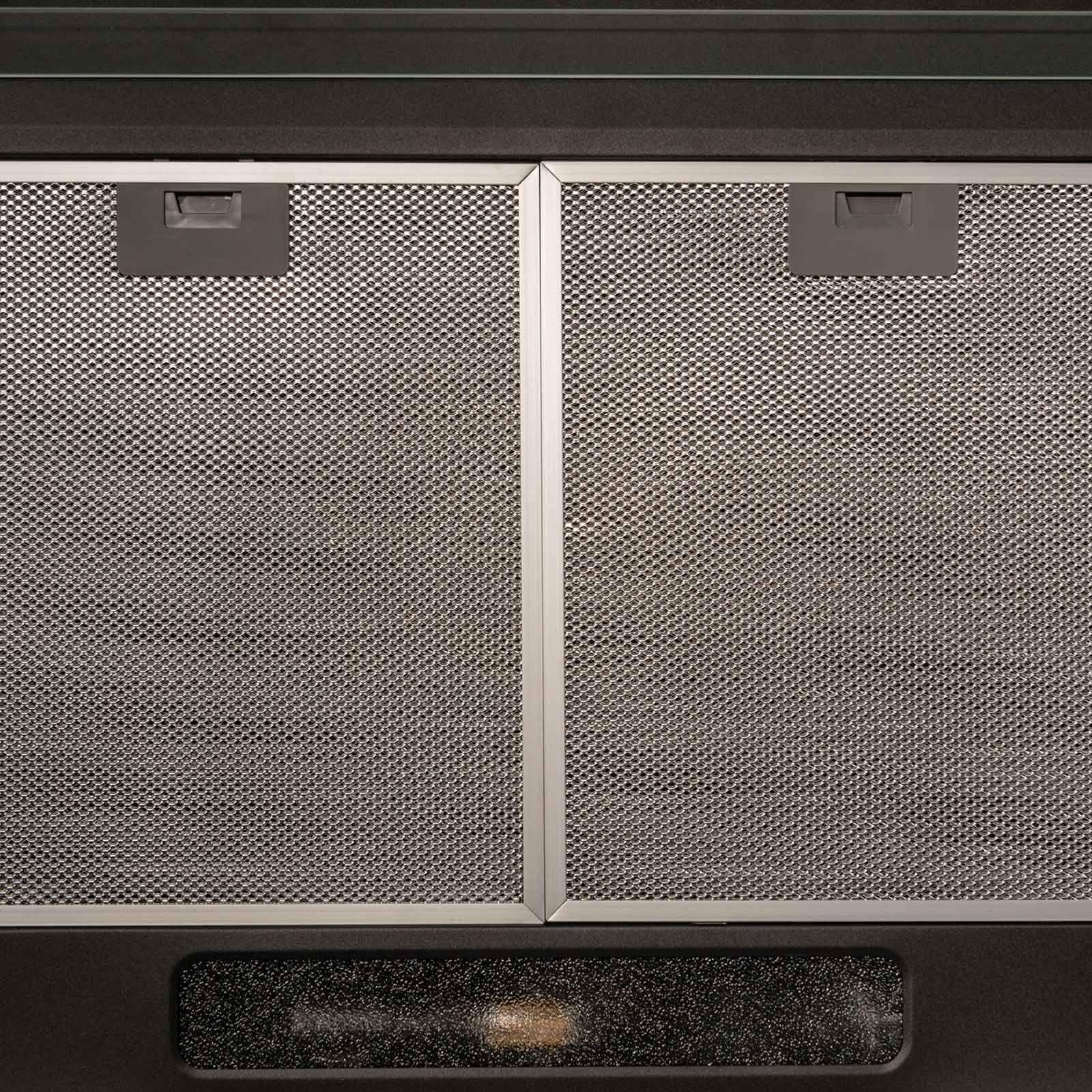 SIA VSR60WH 60cm Visor Cooker Hood, Kitchen Extractor Fan, Under Cabinet Wall Mounted, Top Vented, White