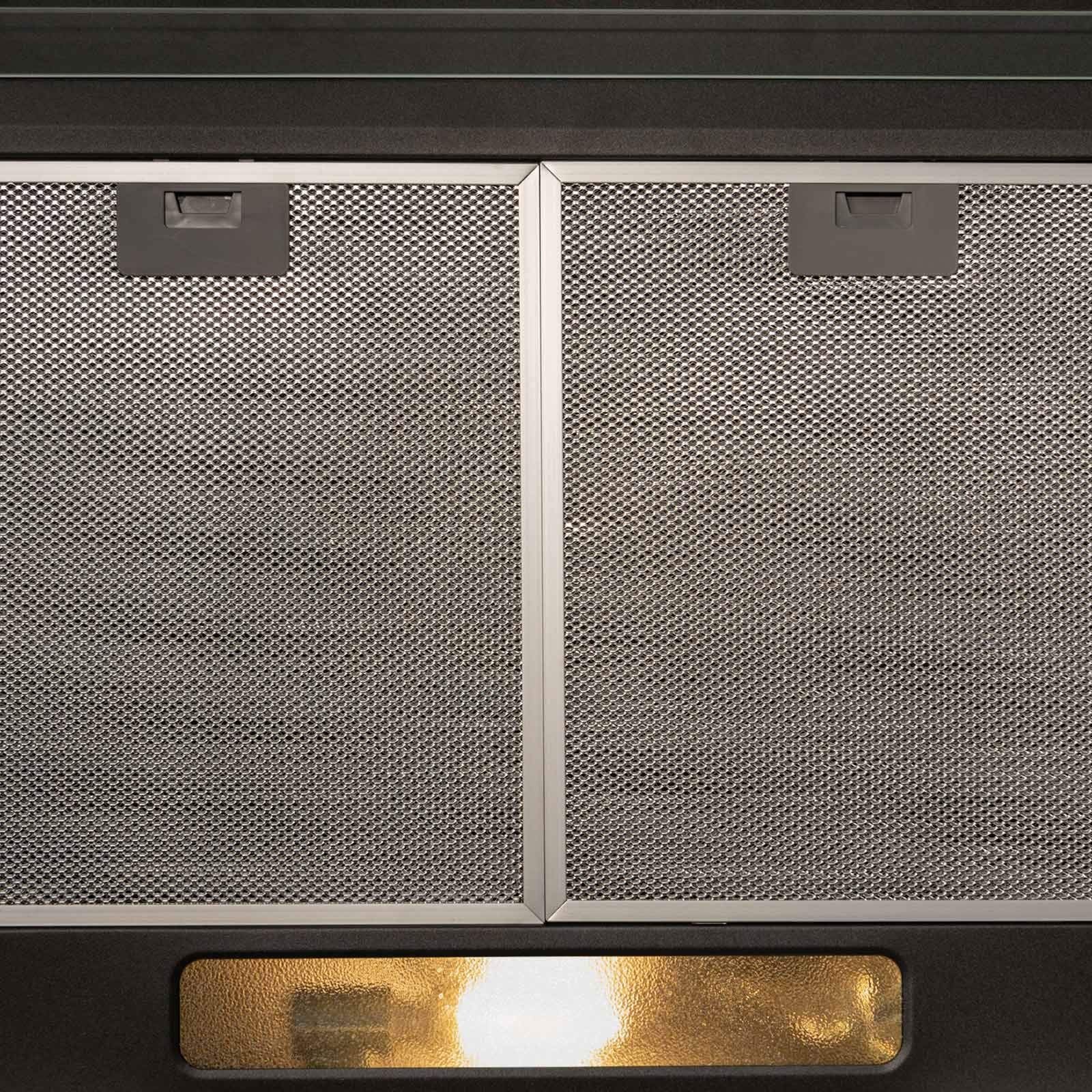 SIA VSR60WH 60cm Visor Cooker Hood, Kitchen Extractor Fan, Under Cabinet Wall Mounted, Top Vented, White